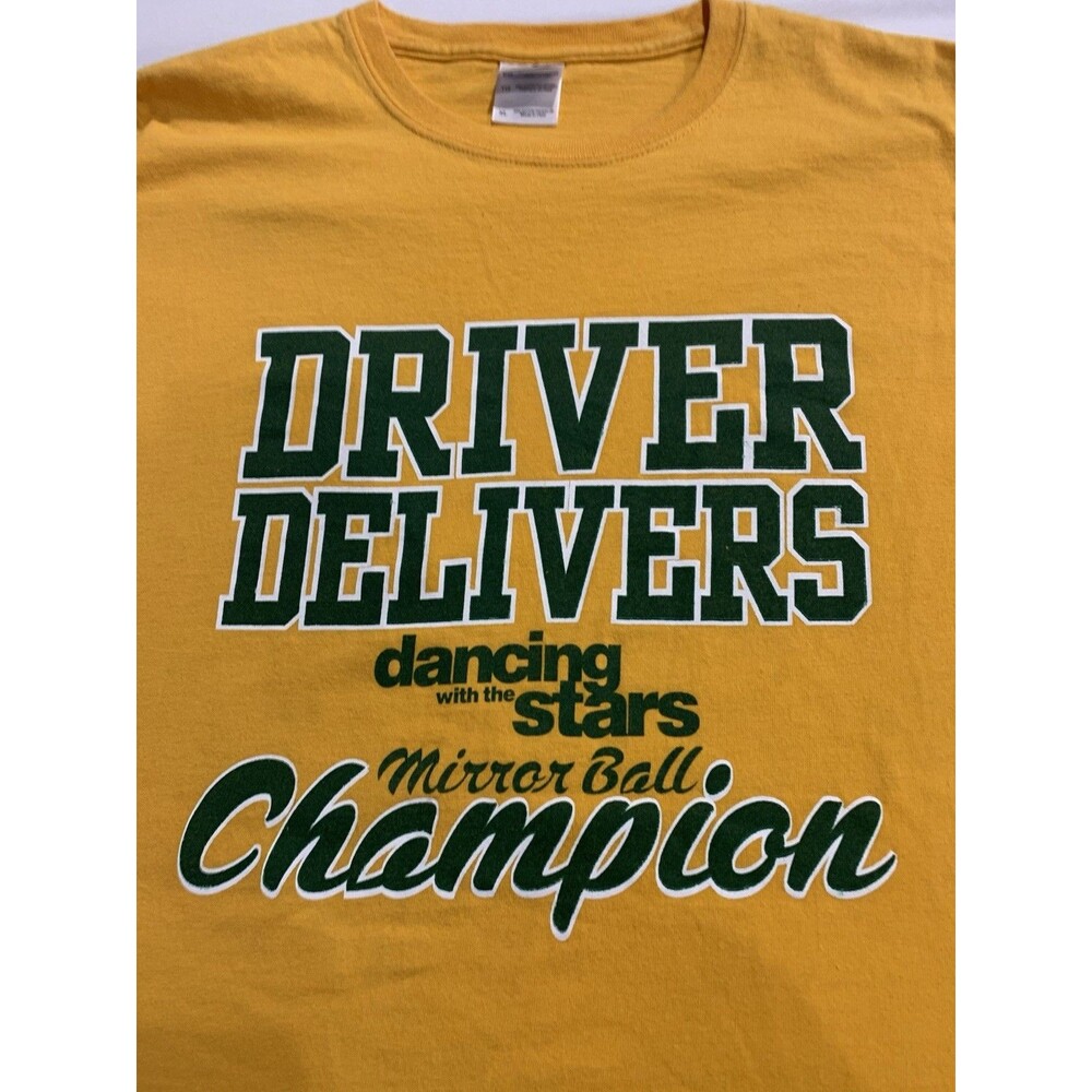 Donald Driver Dancing With The Stars Mirror Ball Championship T-Shirt  XL H2